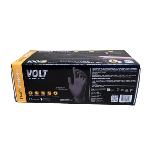VOLT 6 MIL BLACK NITRILE - XL
