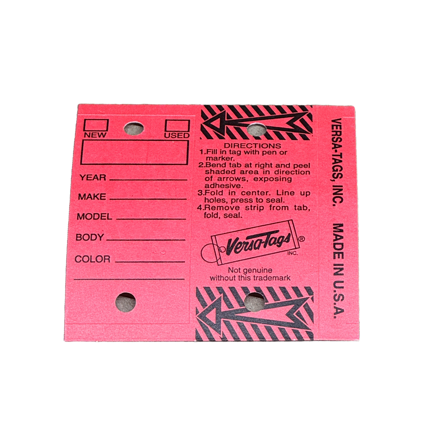 VERSA-TAGS RED