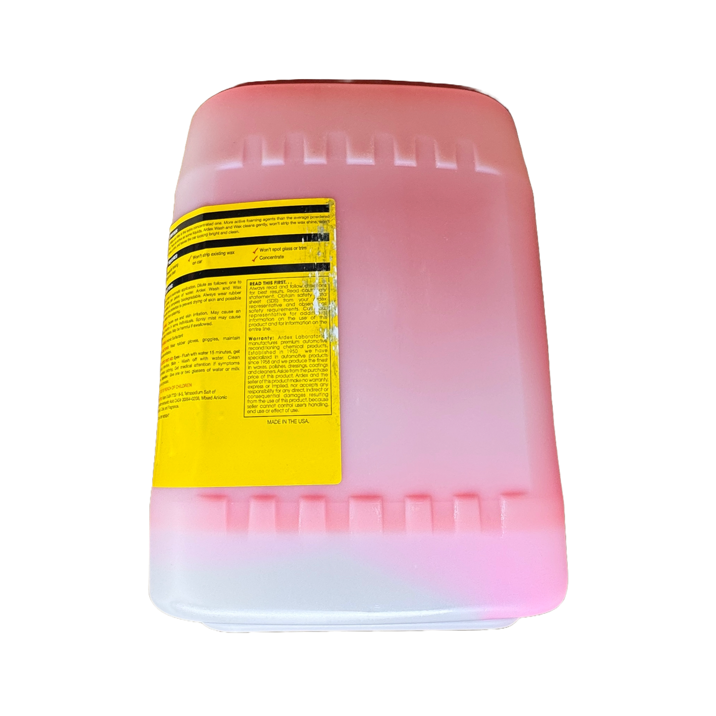 WASH & WAX - 5 GAL CUBE