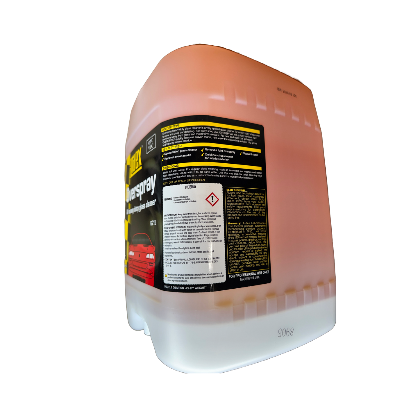 OVERSPRAY - 5 GAL CUBE