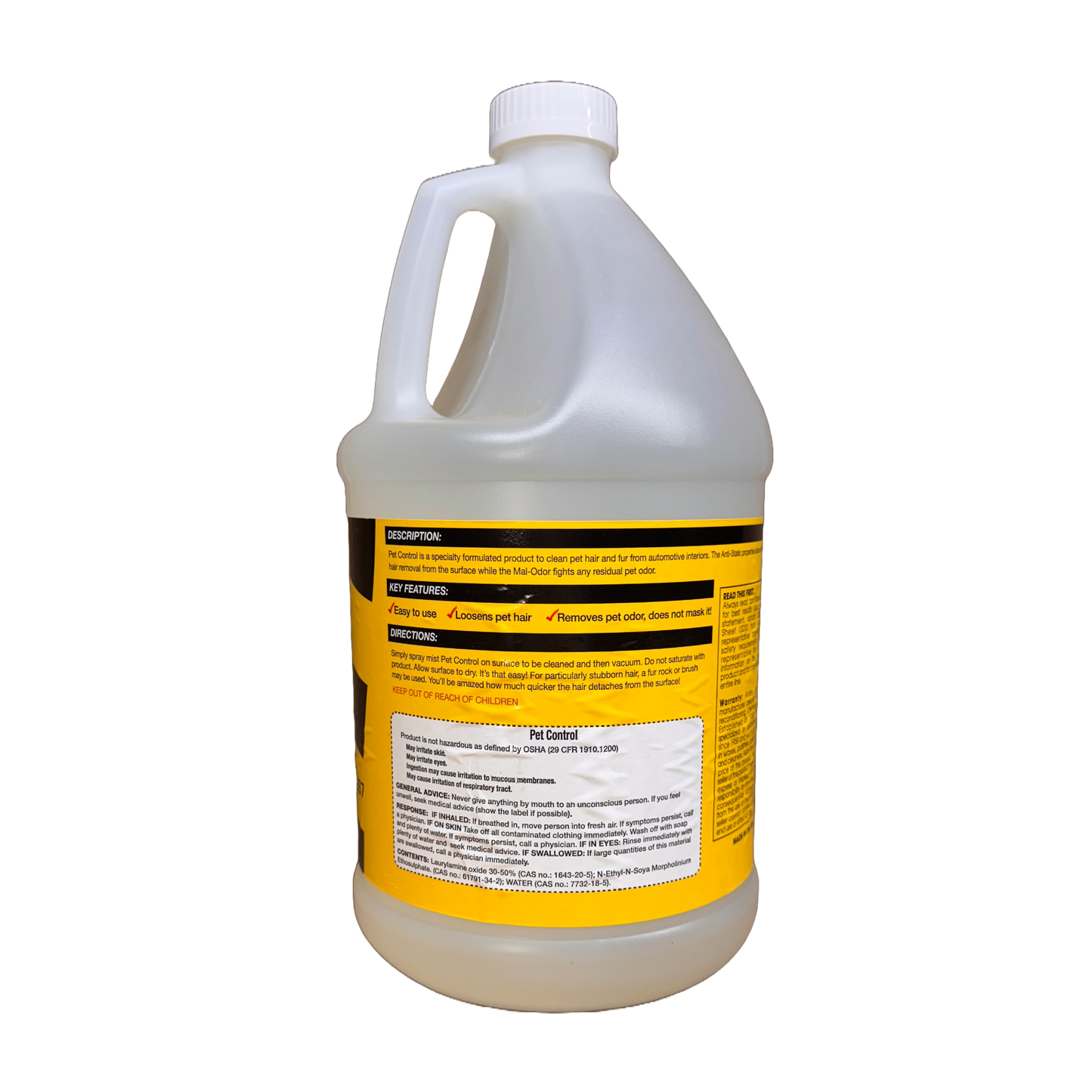 PET CONTROL HAIR RELEASE - 1 GALLON
