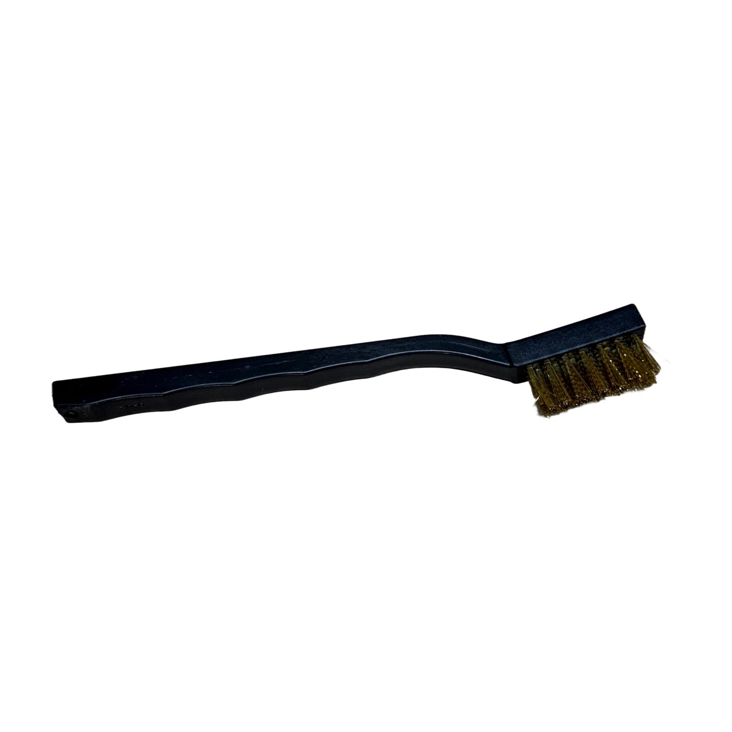 PLASTIC HANDLE BRASS TOOTH BRUSH DETAIL
