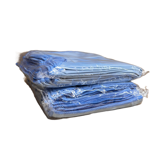 MICROFIBER GLASS CLOTH - 16X16 BLUE