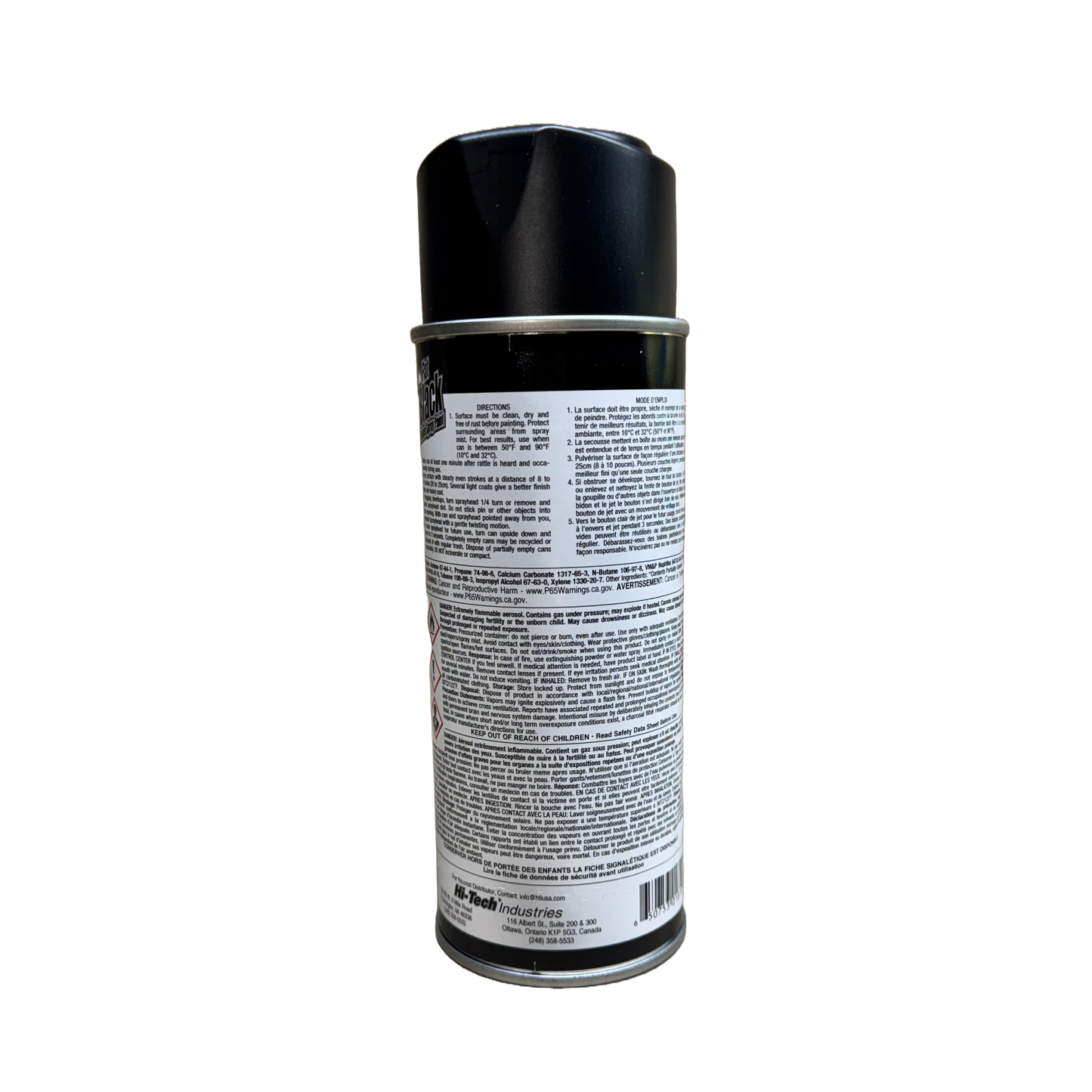 FLAT BLACK ENAMEL SPRAY PAINT