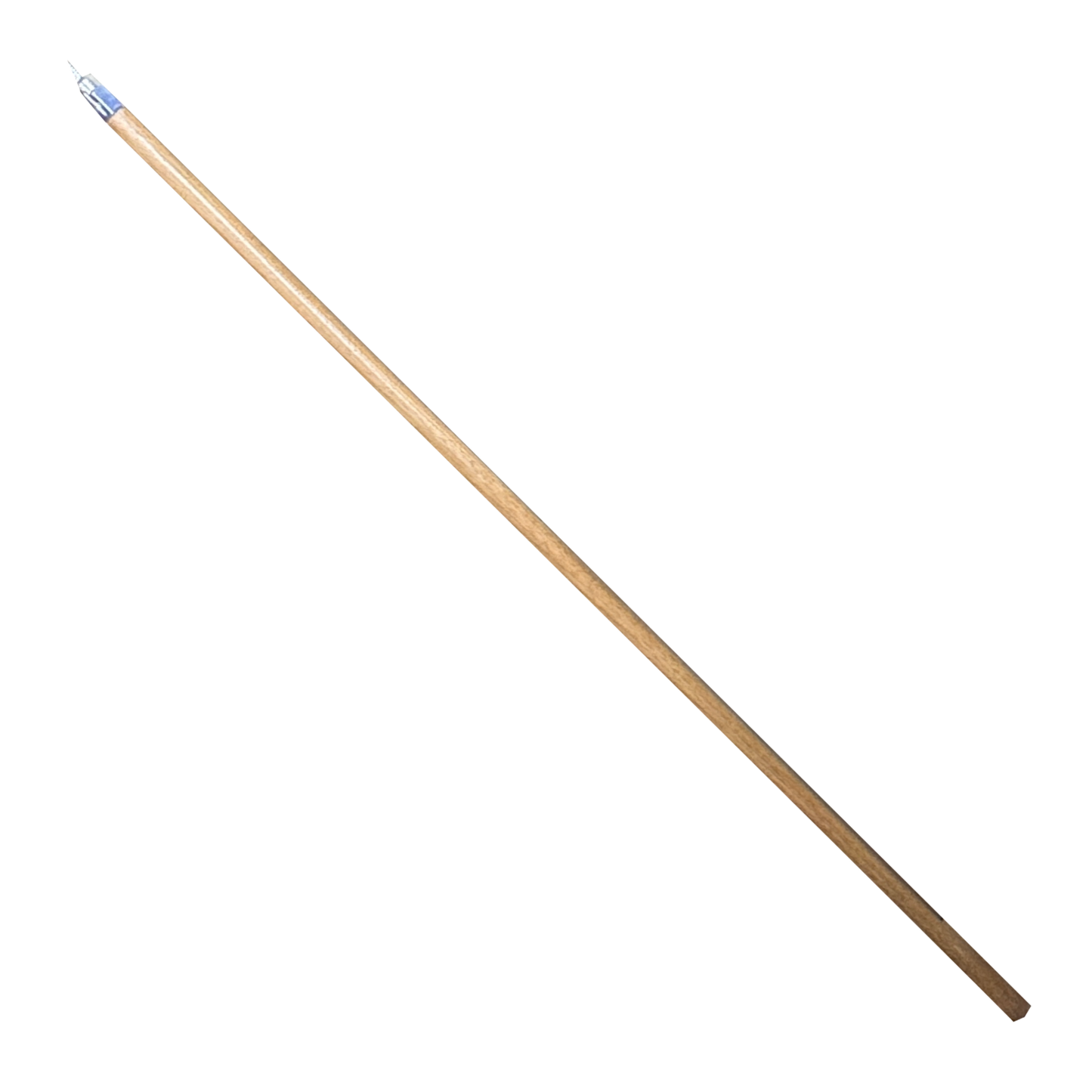 48" WOOD HANDLE W/METAL TIP