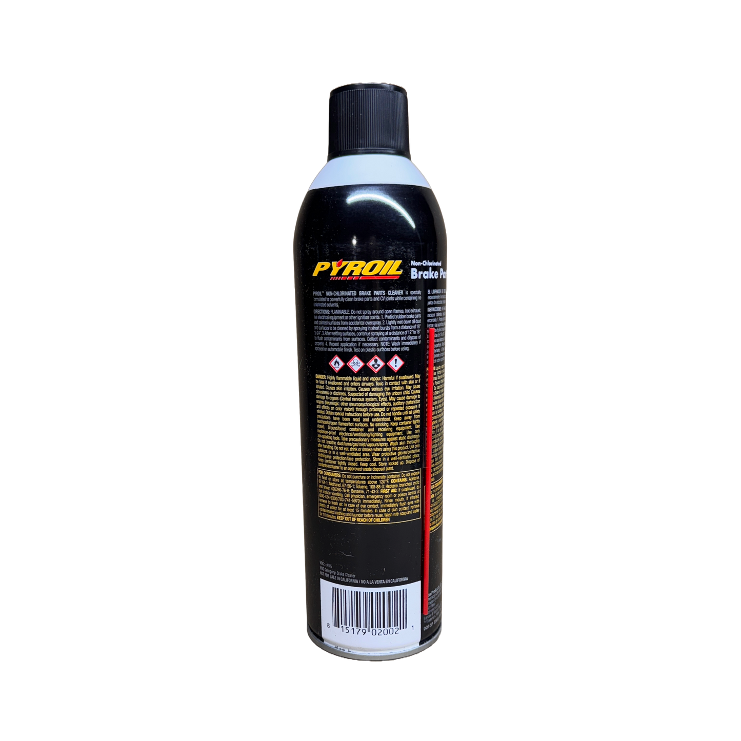 PYROIL NON-CHLORINATED BRAKE PARTS CLEANER 13 OZ