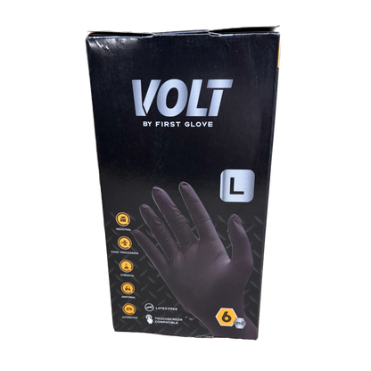 VOLT 6 MIL BLACK NITRILE - LARGE