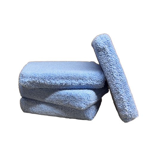 MICROFIBER WAX APPLICATOR- BLUE 5" x 3.75"