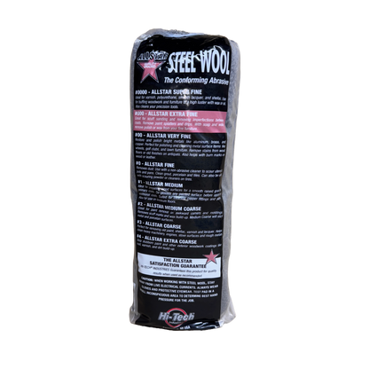 ALLSTAR STEEL WOOL PADS 16/SLV 000 GRADE