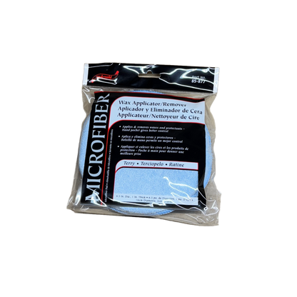 POCKET WAX APPLICATOR MICROFIBER 6.5"X1"