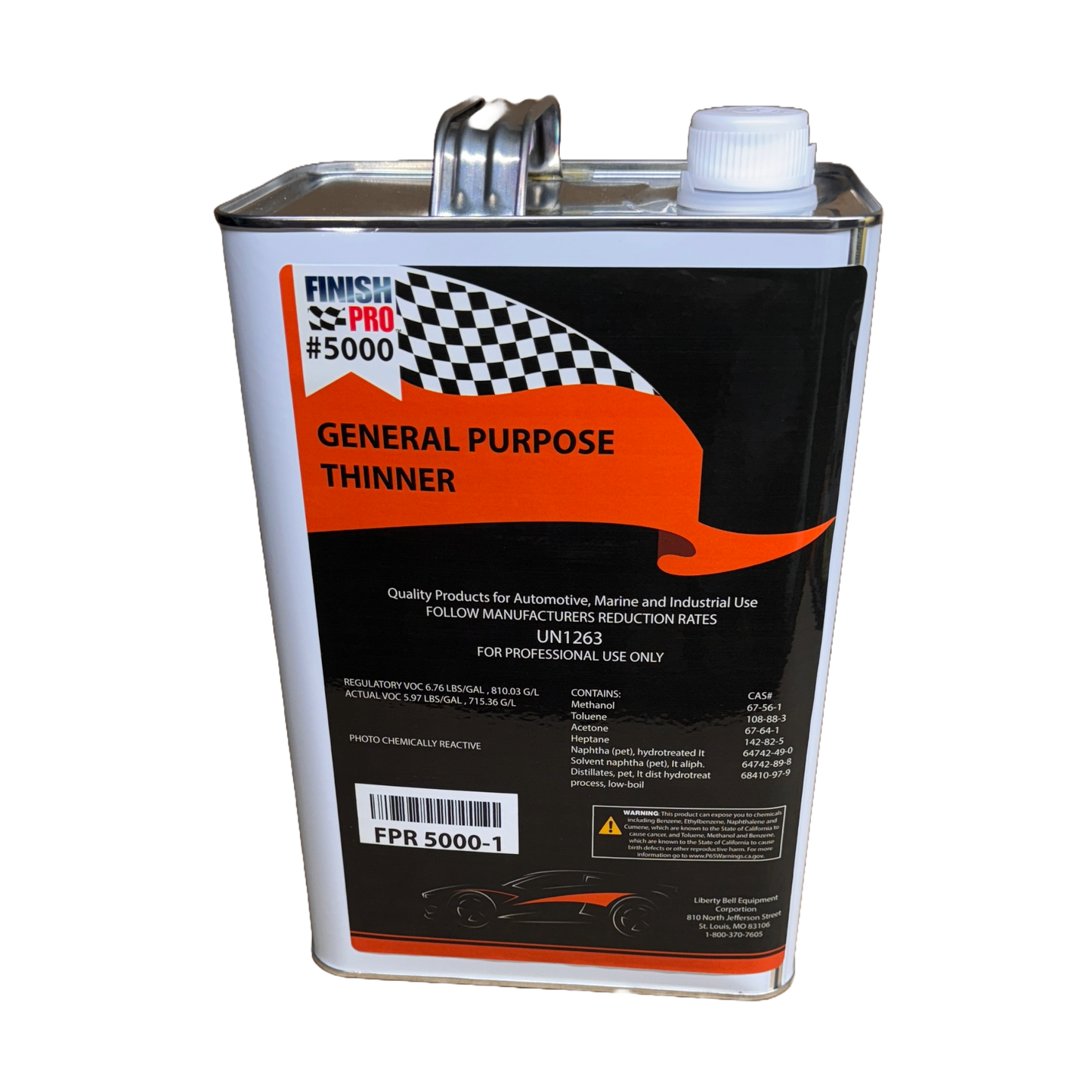 LACQUER THINNER (F PRO) 1 Gal