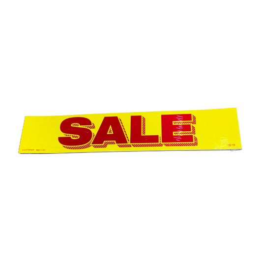 15" Red & Yellow Sign "Sale" {12/pk}