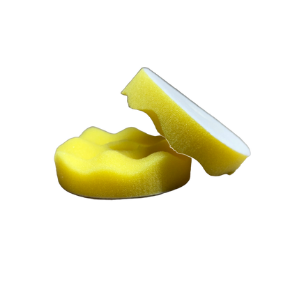 MEDIUM CUT YELLOW VELCRO WAFFLE FOAM - 4" (2/PK)