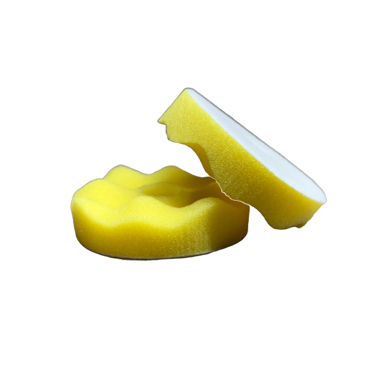 MEDIUM CUT YELLOW VELCRO WAFFLE FOAM - 4" (2/PK)