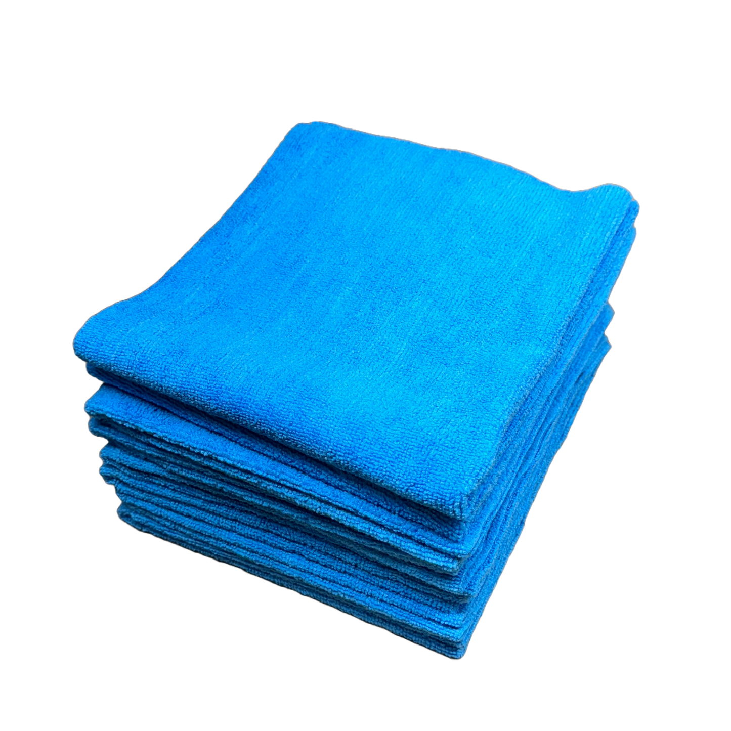 PLUSH MICROFIBER CLOTH EDGELESS 16X16 BLUE