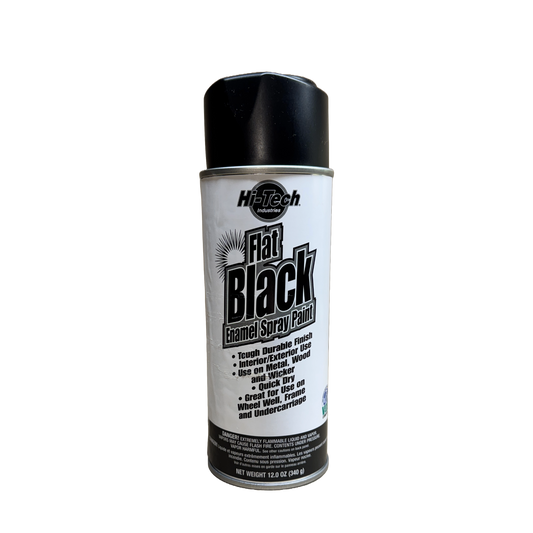 FLAT BLACK ENAMEL SPRAY PAINT