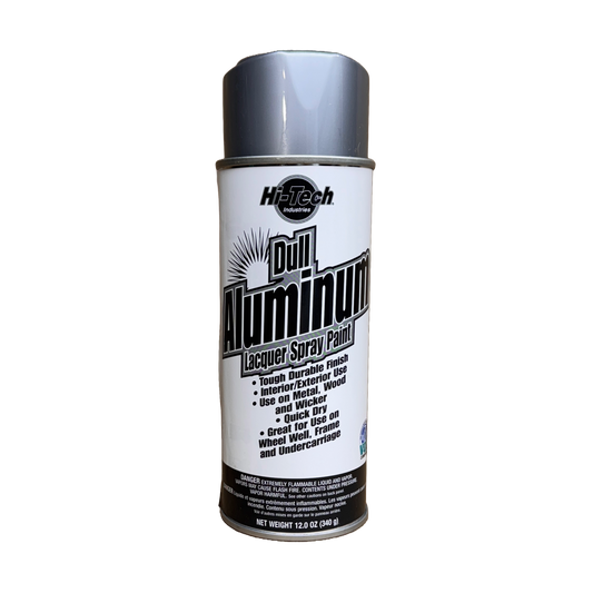 DULL ALUMINUM LACQUER SPRAY PAINT