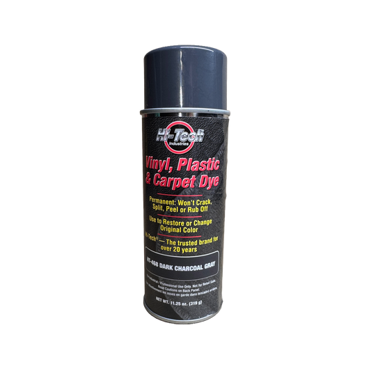 DARK CHARCOAL GRAY  HI-TECH VINYL PLASTIC & CARPET DYE