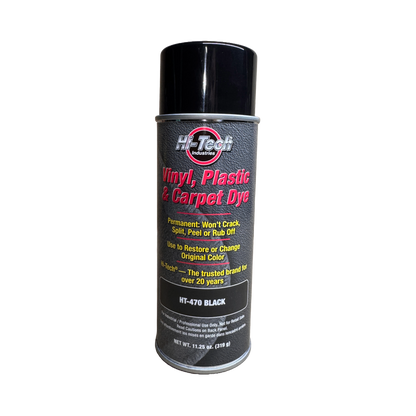 BLACK  HI-TECH VINYL PLASTIC & CARPET DYE