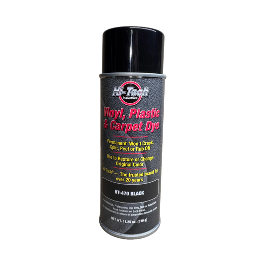 BLACK  HI-TECH VINYL PLASTIC & CARPET DYE