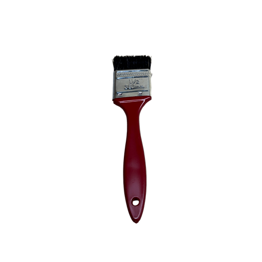 RED HANDLE PB DTL BRUSH SHORT BRISTLE