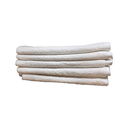 HEAVY WEIGHT TOWELS - WHITE 20 IN x 20 IN