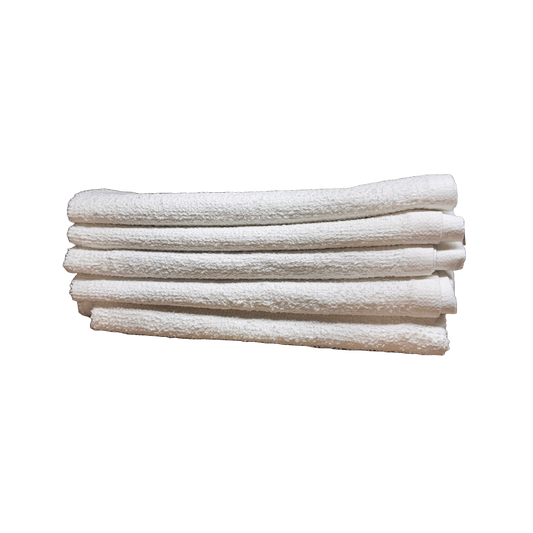 HEAVY WEIGHT TOWELS - WHITE 20 IN x 20 IN