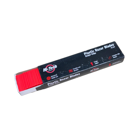 HTI PLASTIC RAZOR BLADES (100/BX)