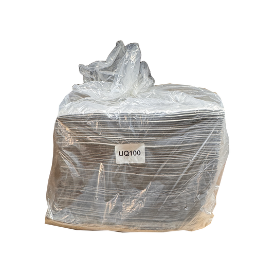 Heavy-weight sorbent pads, GRAY, SONIC BONDED PADS, 15"X17", 100/CS