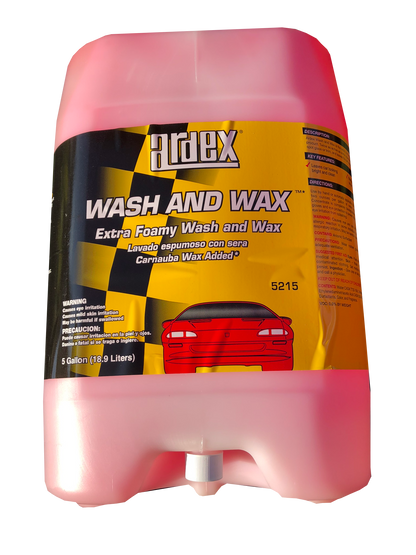 WASH & WAX - 5 GAL CUBE
